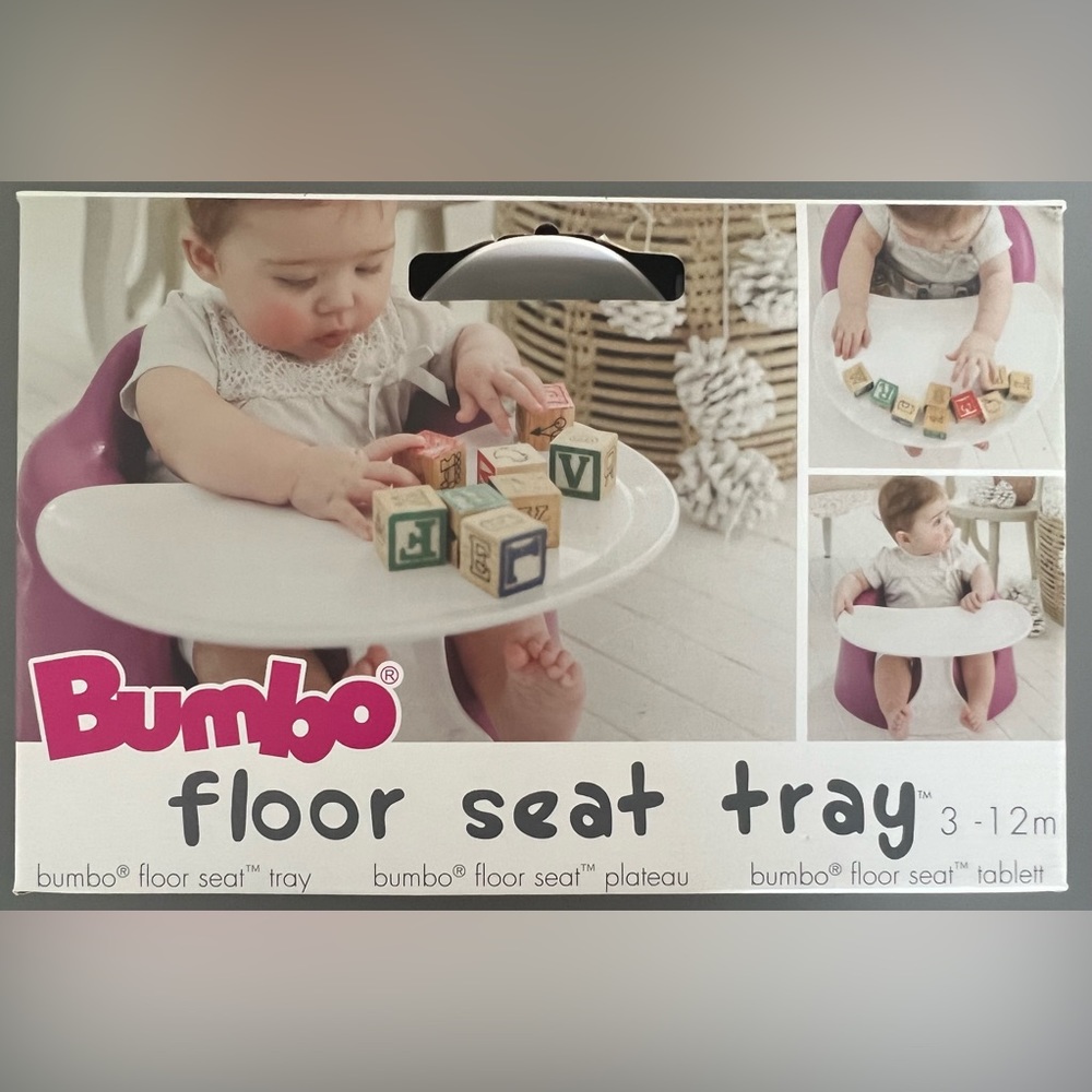 Bumbo floor seat tray.